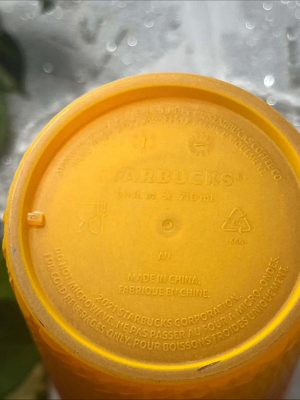 NWOT Starbucks 2021 Summer Orange Mango Ombre Jeweled Studded Tumbler 24oz